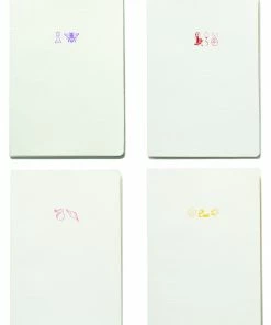 Sloane Stationery Vacation Shop EMOJI SET OF 4 - QUEEN, DANCING, BOMBSHELL, BEACH