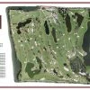 Vintage Golf Course Maps Father's Day Everglades