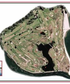 Vintage Golf Course Maps Fairfield