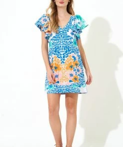 OLIPHANT Flirty V-Neck Short- Antigua Blue 7 OLIPHANT Flirty V-Neck Short- Antigua Blue