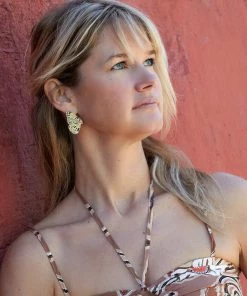 Mignonne Gavigan Gala Butterfly Stud Earrings Black Gold WHAT'S HOT