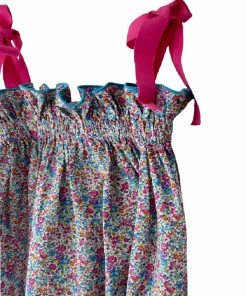 Casey Marks Girls' Jaime Dress In Raspberry Floral