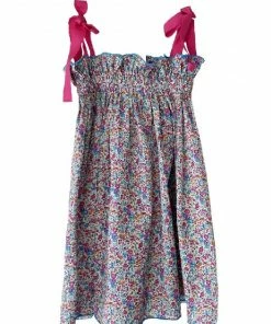 Casey Marks Girls' Jaime Dress In Raspberry Floral