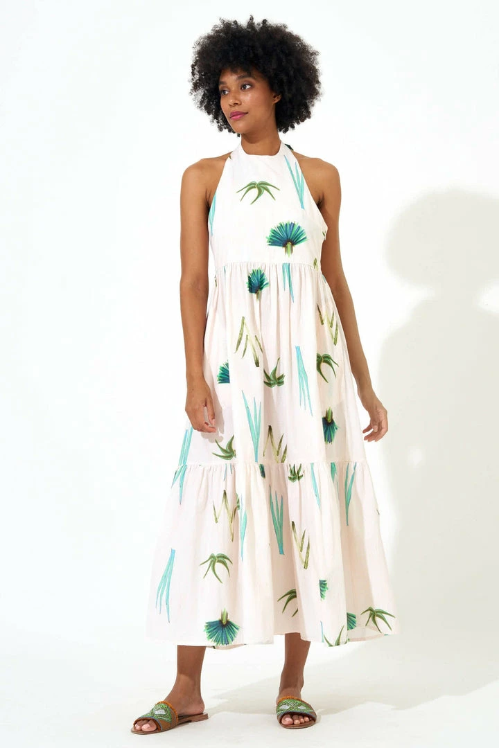 OLIPHANT Halter Maxi- Frond Green 6 OLIPHANT Halter Maxi- Frond Green