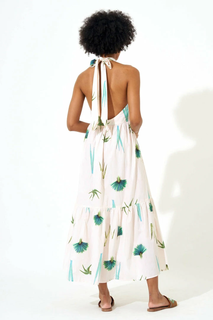 OLIPHANT Halter Maxi- Frond Green 5 OLIPHANT Halter Maxi- Frond Green
