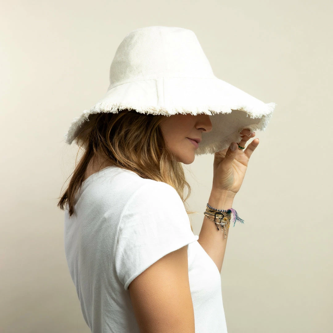 Hat Attack Canvas Packable Hat- Natural 4 Hat Attack Canvas Packable Hat- Natural