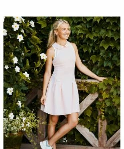 HEDGE WHAT'S HOT Dune Racerback Dress With Collar