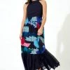 OLIPHANT High Neck Maxi- Pacifica Black