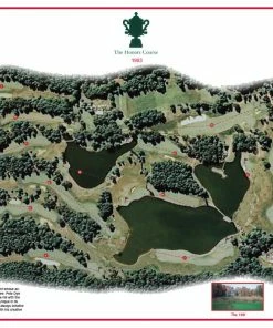 Vintage Golf Course Maps Honors Father's Day