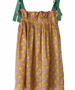 Casey Marks Girls' Jaime Dress In Pink And Gold Floral WHAT'S HOT