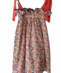 Casey Marks Girls' Jaime Dress In Coral Floral WHAT'S HOT