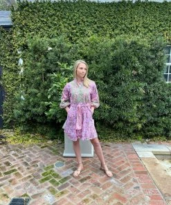 Sue Sartor Flounce™️ Shorty | Pink / Green Patio CLOTHING