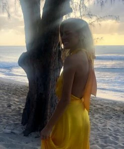 Valle & Vik Calling All Colors The Goddess | Yellow Satin