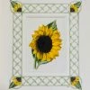Missy Norton Sunflower Antique Print With Hand-painted Border