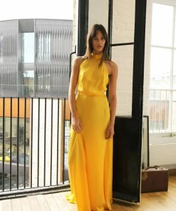 Valle & Vik Calling All Colors The Goddess | Yellow Satin