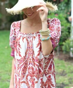 SH Designs Gold With Turquoise Bracelet WHAT'S HOT