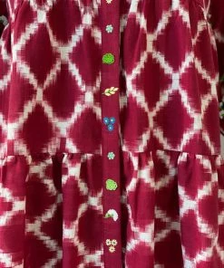 De Castro Red-Sunflower Dress