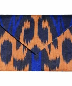 Larkin Lane WHAT'S HOT Hayfields Silk Ikat Envelope Clutch - Small