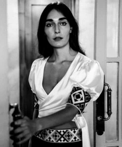 RosewaterHouse Tops Embroidered Del Blouse - Ivory