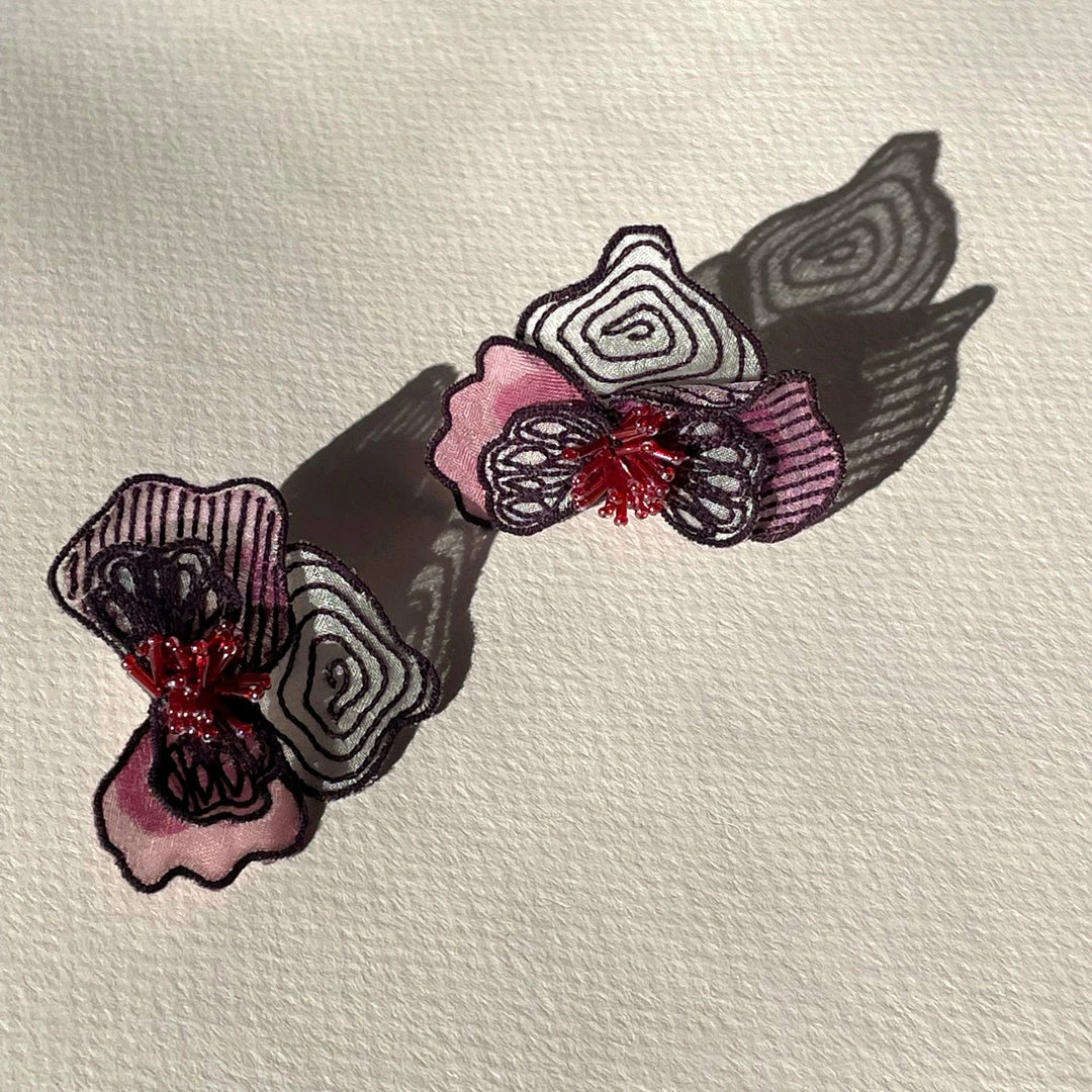 Mignonne Gavigan Orchid Stud Earrings Purple WHAT'S HOT 5 Mignonne Gavigan Orchid Stud Earrings Purple WHAT'S HOT