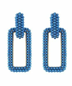 QuayL ACCESSORIES Chain Link Hoops - Blue