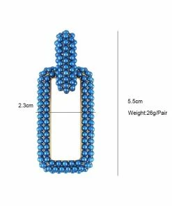 QuayL ACCESSORIES Chain Link Hoops - Blue