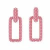 QuayL ACCESSORIES Chain Link Hoops - Hot Pink