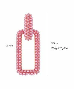 QuayL ACCESSORIES Chain Link Hoops - Hot Pink