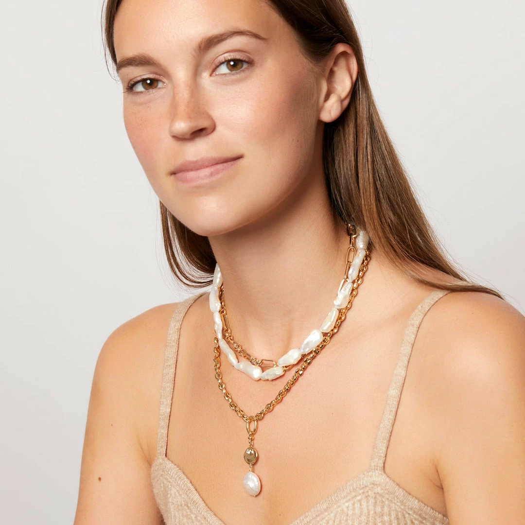 Mignonne Gavigan Irina Necklace White Gold WHAT'S HOT 4 Mignonne Gavigan Irina Necklace White Gold WHAT'S HOT