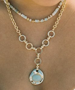 Mignonne Gavigan Helen Necklace Light Blue
