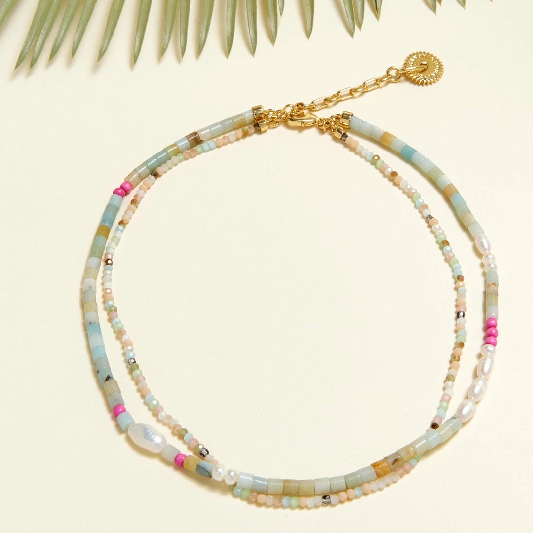 Mignonne Gavigan WHAT'S HOT Jody Double Strand Necklace Multi 4 Mignonne Gavigan WHAT'S HOT Jody Double Strand Necklace Multi