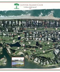 Vintage Golf Course Maps Jupiter Island Club