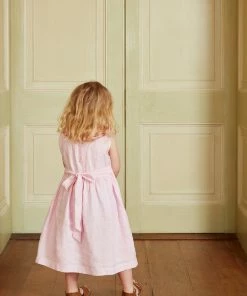 Seraphina THE LITTLE SCALLOP NECK DRESS | Rose Pink Chambray WHAT'S HOT