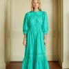 Seraphina WHAT'S HOT THE RUCHE MIDI DRESS | Emerald 2 Seraphina WHAT'S HOT THE RUCHE MIDI DRESS | Emerald