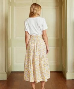 Seraphina THE TIE WAIST SKIRT | Sunshine Florals WHAT'S HOT