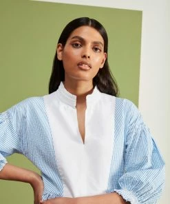 Seraphina THE MIDI SMOCKED COLLAR DRESS |