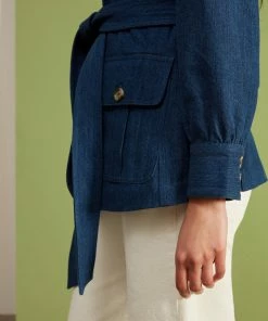 Seraphina DENIM PATCH POCKET JACKET | 12 Seraphina DENIM PATCH POCKET JACKET |