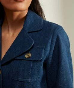 Seraphina DENIM PATCH POCKET JACKET | 13 Seraphina DENIM PATCH POCKET JACKET |