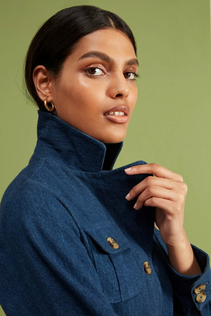 Seraphina DENIM PATCH POCKET JACKET | 8 Seraphina DENIM PATCH POCKET JACKET |