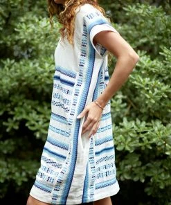 The Coast Brand Kapalua Dress - Light Blue/Navy/Blue Gray/Blue WHAT'S HOT