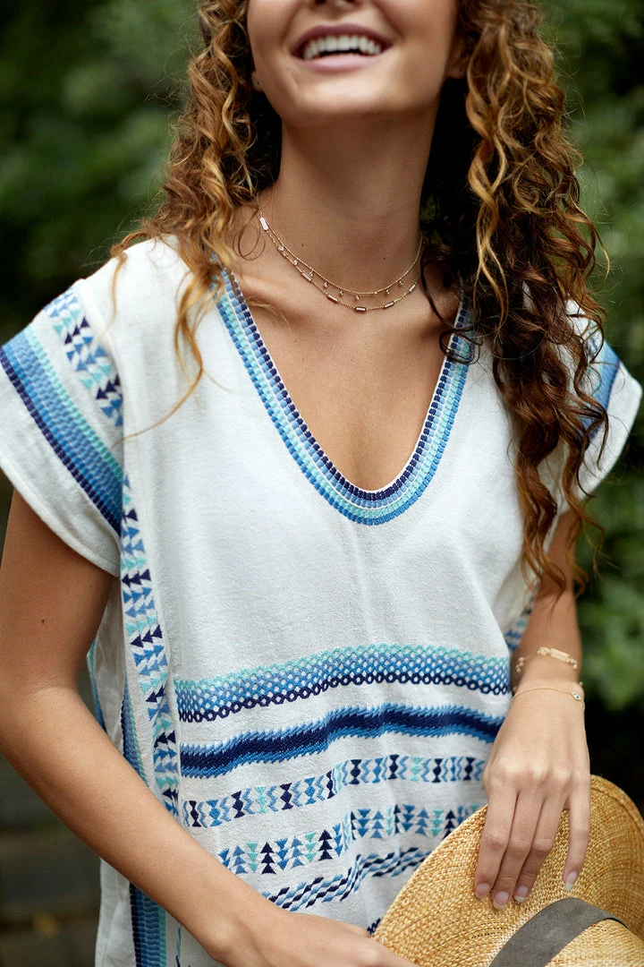 The Coast Brand Kapalua Dress - Light Blue/Navy/Blue Gray/Blue WHAT'S HOT 5 The Coast Brand Kapalua Dress - Light Blue/Navy/Blue Gray/Blue WHAT'S HOT