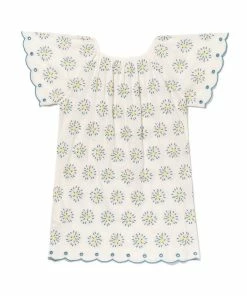 The Coast Brand Lahaina Dress - Light Pink/Blue Gray/Neon Yellow WHAT'S HOT