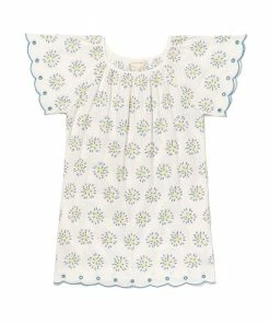 The Coast Brand Lahaina Dress - Light Pink/Blue Gray/Neon Yellow WHAT'S HOT