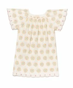 The Coast Brand Lahaina Dress - Light Pink/Light Blue/Light Yellow WHAT'S HOT