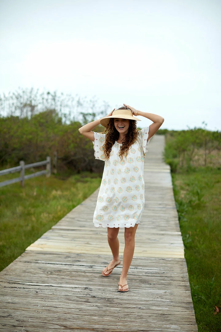 The Coast Brand Lahaina Dress - Light Pink/Light Blue/Light Yellow WHAT'S HOT 5 The Coast Brand Lahaina Dress - Light Pink/Light Blue/Light Yellow WHAT'S HOT
