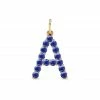 Briony Raymond Confetti Lapis Letter Pendant