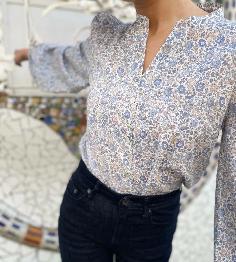 Nina Blanc Tops THE ABBY BLOUSE 8 Nina Blanc Tops THE ABBY BLOUSE