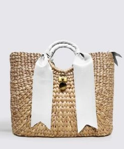 MME.Mink MME. BENTLEY TOTE - WHITE Mme. Mink