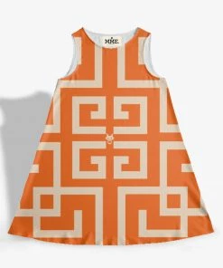 MME.Mink BUCKHEAD SCARF DRESS CLEMENTINE
