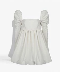 MME.Mink Mme. Mink MME. LadyJane Dress - BLANC